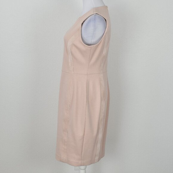Calvin Klein Sheath Fitted Dress Pink - 10 - Picture 5 of 8